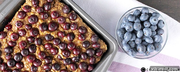Delicious Baked Peanut Butter Oatmeal