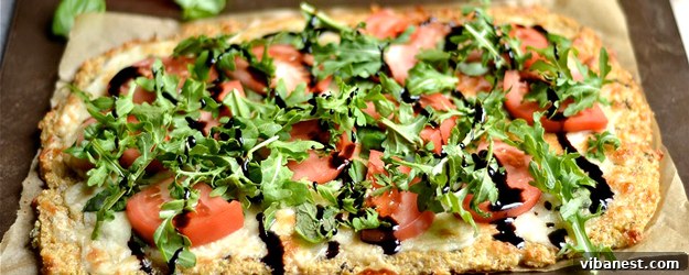 Delicious Caprese Pizza with a Healthy Quinoa Crust