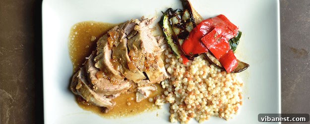 Delicious Slow Cooker Pork Tenderloin dish ready to serve