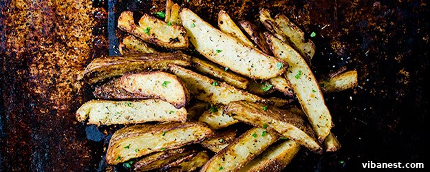 garlic potato wedges 1