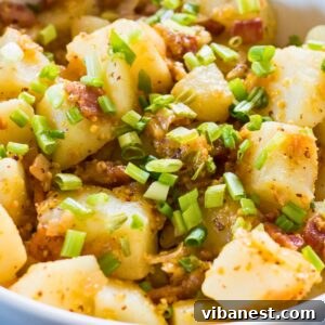 Classic Warm German Potatoes 3 old fashioned warm German potato salad