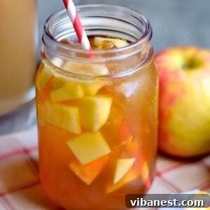 apple cider iced tea