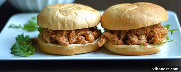 instant pot pulled pork barbecue sandwiches 1
