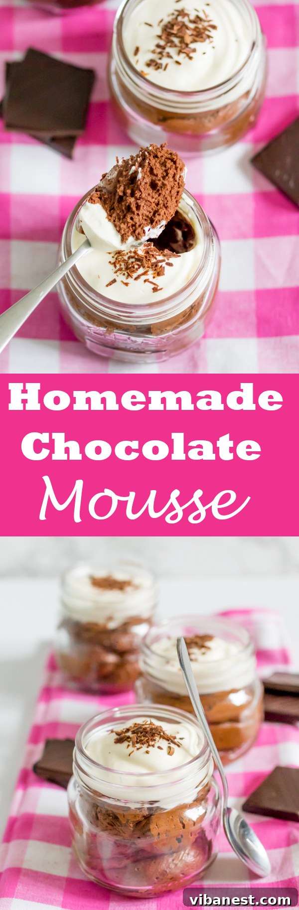 chocolate mousse whipped cream pin