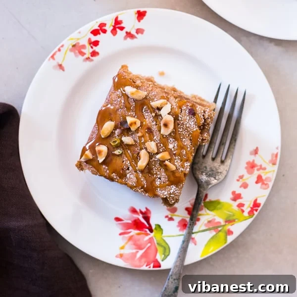 Delicious Spiced Applesauce Cake Recipe Finished Spiced Applesauce Cake squares