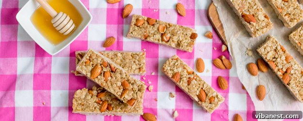 Delicious Homemade No-Bake Honey Granola Bars