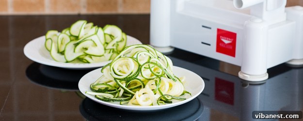 Delicious Zucchini Noodles ready to be served