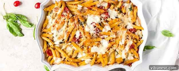 margherita pasta bake 1