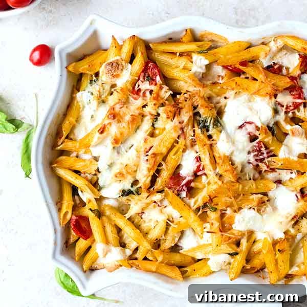 margherita pasta bake 3