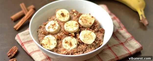 Instant Pot Maple Banana Bread Oatmeal - Main Image