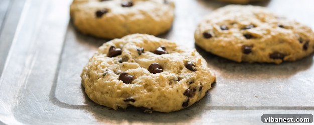 Delicious banana bread cookies arranged beautifully