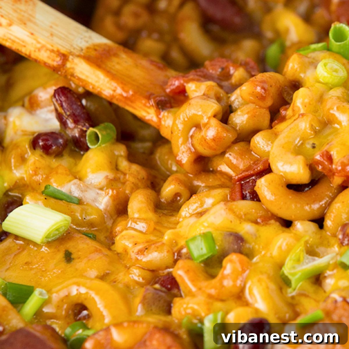 Fiery Skillet Chili Mac 2 Flavorful One Pot Spicy Chili Mac and Cheese for easy dinners