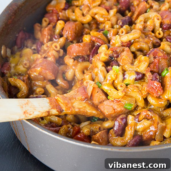 one-pot-spicy-chili-mac-5.jpg Ingredients laid out for One Pot Spicy Chili Mac