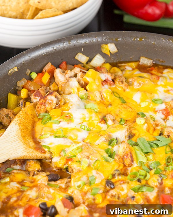 one-pot-cheesy-turkey-taco-skillet-4.jpg one pot cheesy turkey taco skillet 3