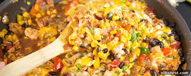 one-pot-cheesy-turkey-taco-skillet-1.jpg one pot cheesy turkey taco skillet 1