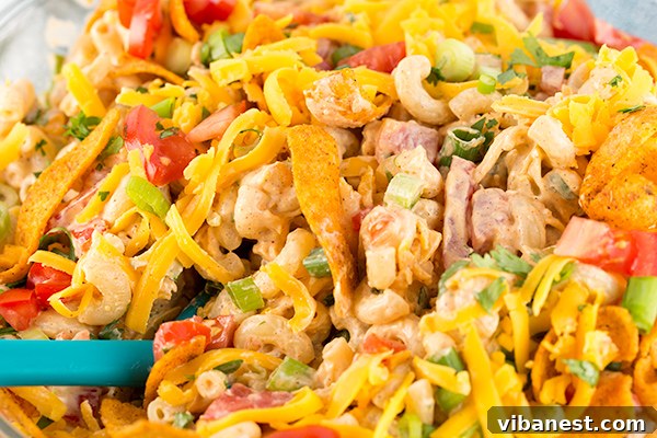 taco-macaroni-salad-3.jpg Assorted fresh taco toppings for macaroni salad