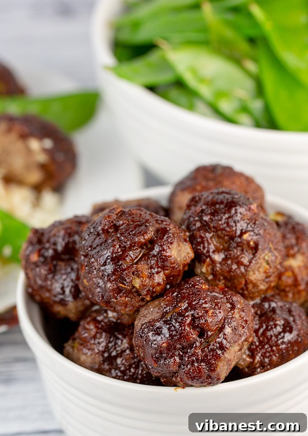 asian glazed meatballs 5