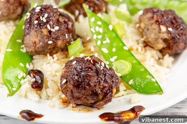 asian glazed meatballs 4