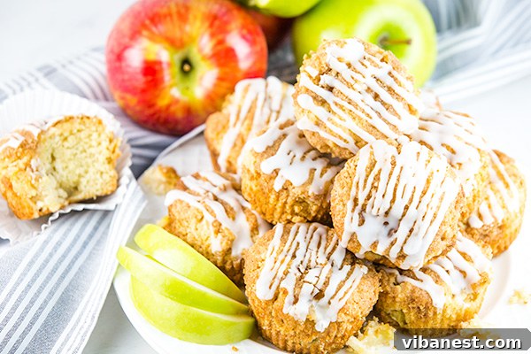 apple-cinnamon-streusel-muffins-2.jpg Close-up of Apple Cinnamon Streusel Muffins with their beautiful streusel topping.