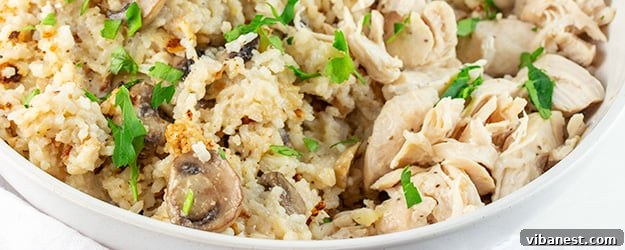 Creamy Instant Pot Chicken and Rice, a comforting one-pot meal perfect for busy weeknights.