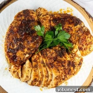 Spicy Oven Blackened Chicken 2 plate of easy oven baked blackened chicken