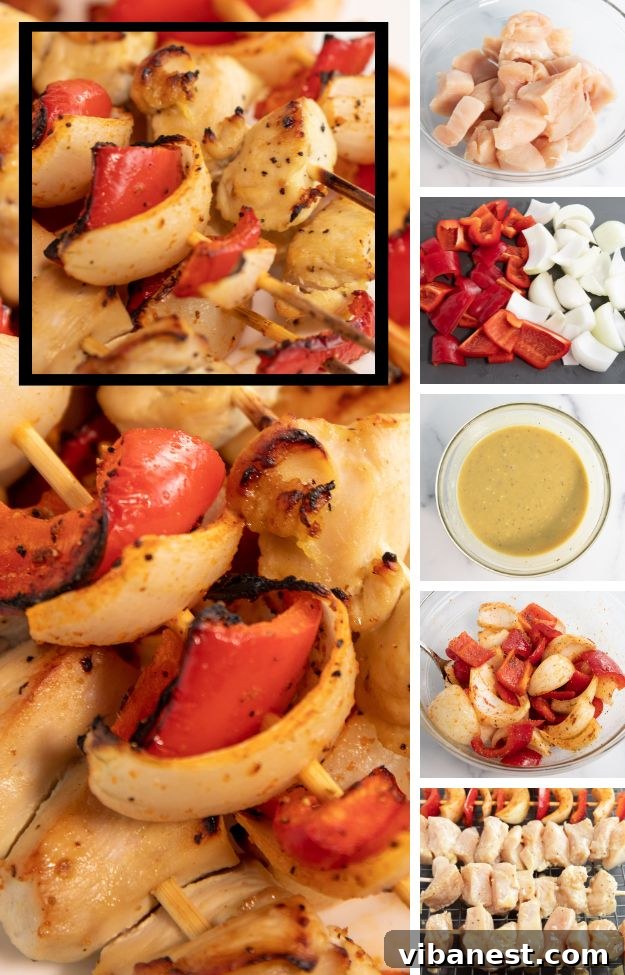 Effortless Baked Chicken Skewers 4 how to make easy chicken skewers in the oven