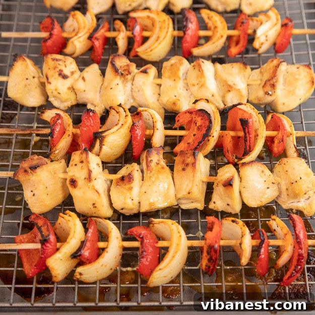 Effortless Baked Chicken Skewers 6 chicken skewer recipe oven