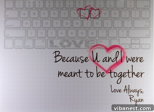 Heartfelt Valentine's Day poster given as a thoughtful gift