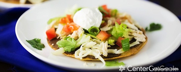 Crispy Homemade Chicken Tostadas