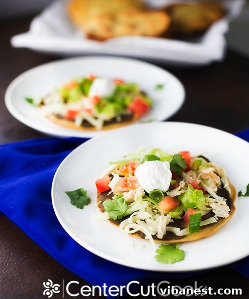 Delicious Chicken Tostada Chicken Tostada 6 - A Feast for the Eyes