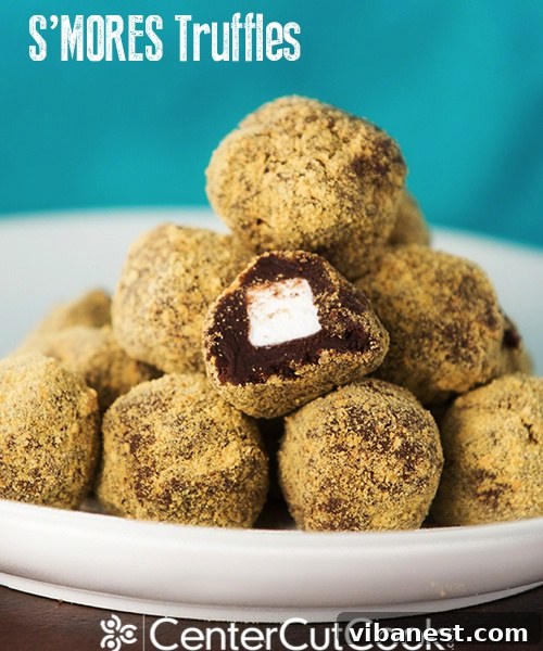 Finished S'mores Truffles Batch of finished S'mores Truffles