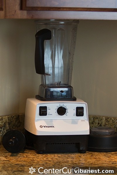 Vitamix 5200: Design and Storage Considerations Vitamix 5200 proudly displayed in a kitchen setting, highlighting its elegant design and powerful presence.