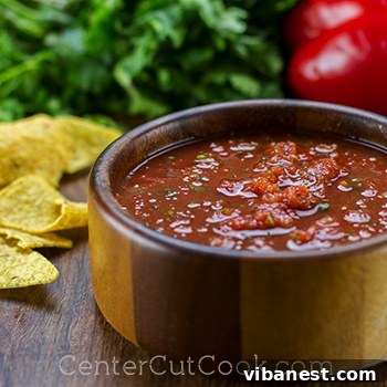 Vitamix Classic Salsa with Roasted Corn Fresh classic salsa with roasted corn, expertly prepared with the Vitamix for perfect texture.