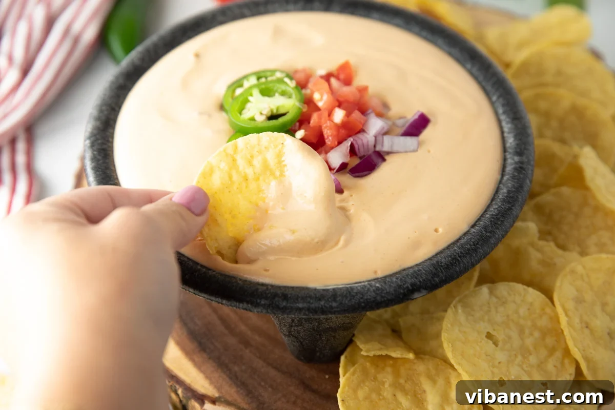 Velvety Cottage Cheese Queso 3 cottage cheese queso