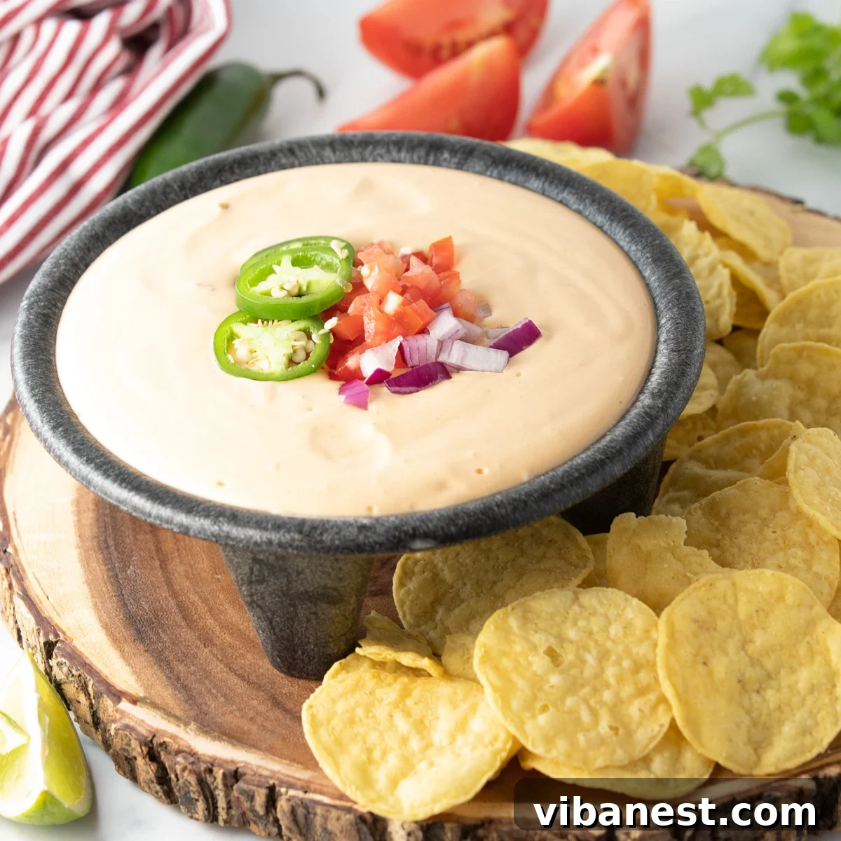 Velvety Cottage Cheese Queso 4 cottage cheese queso