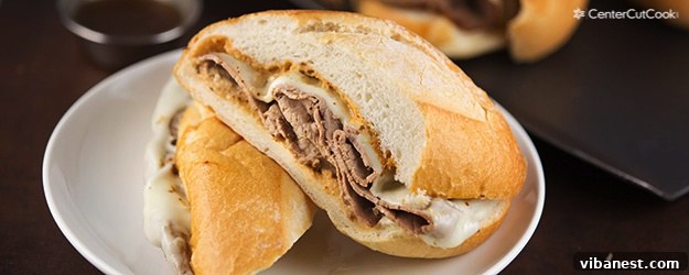 French dip sandwiches, perfect for a quick weeknight dinner