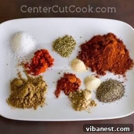Air Fryer Taco Shells Perfectly Crispy 11 plate of homemade taco seasoning ingredients