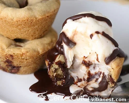 chocolate chip lava cookies 8.jpg Molten chocolate chip lava cookie cut in half, revealing the gooey fudge