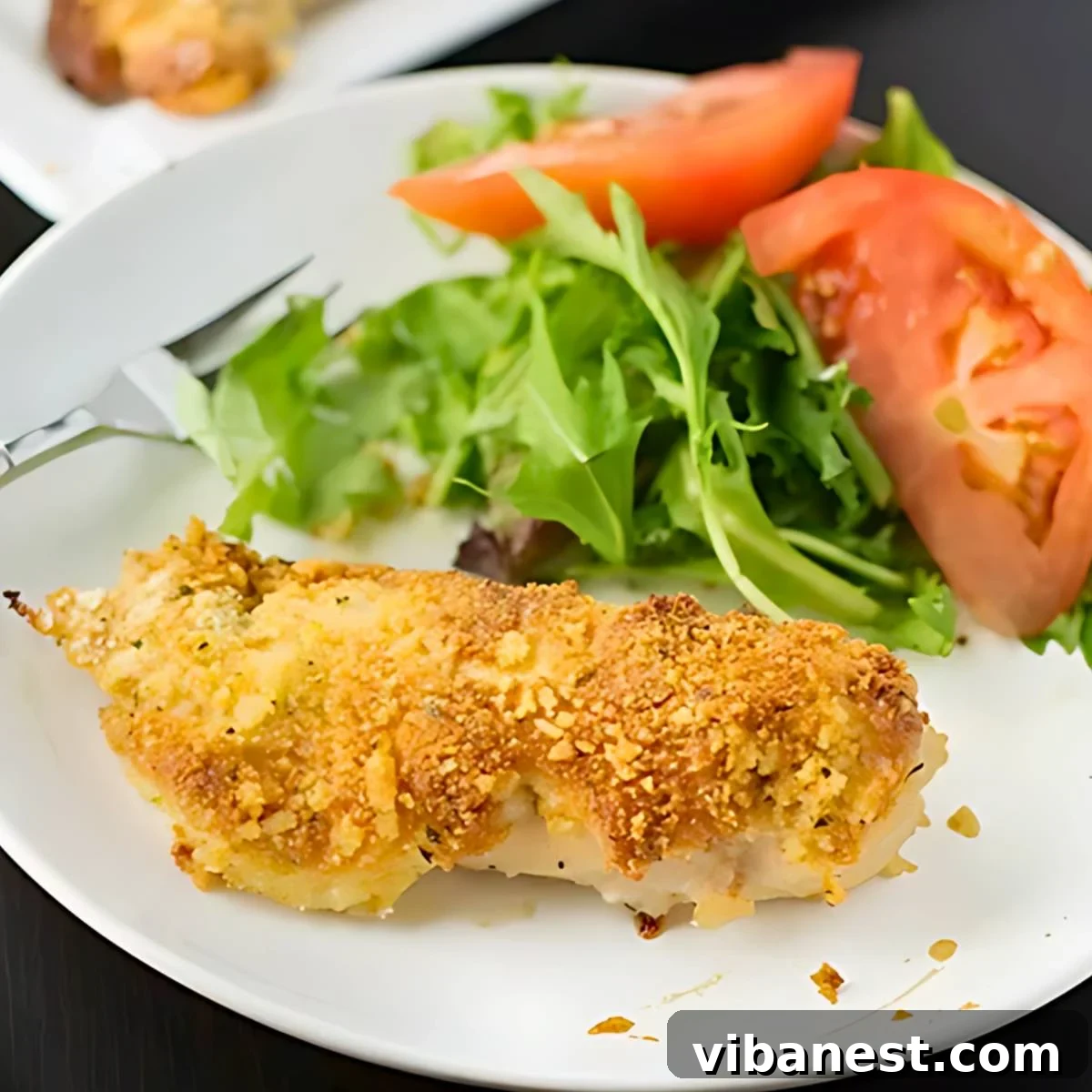 Crispy Parmesan Chicken 2 parmesan crusted chicken