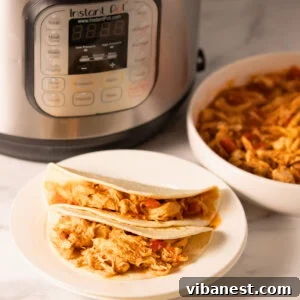 easy instant pot chicken tacos