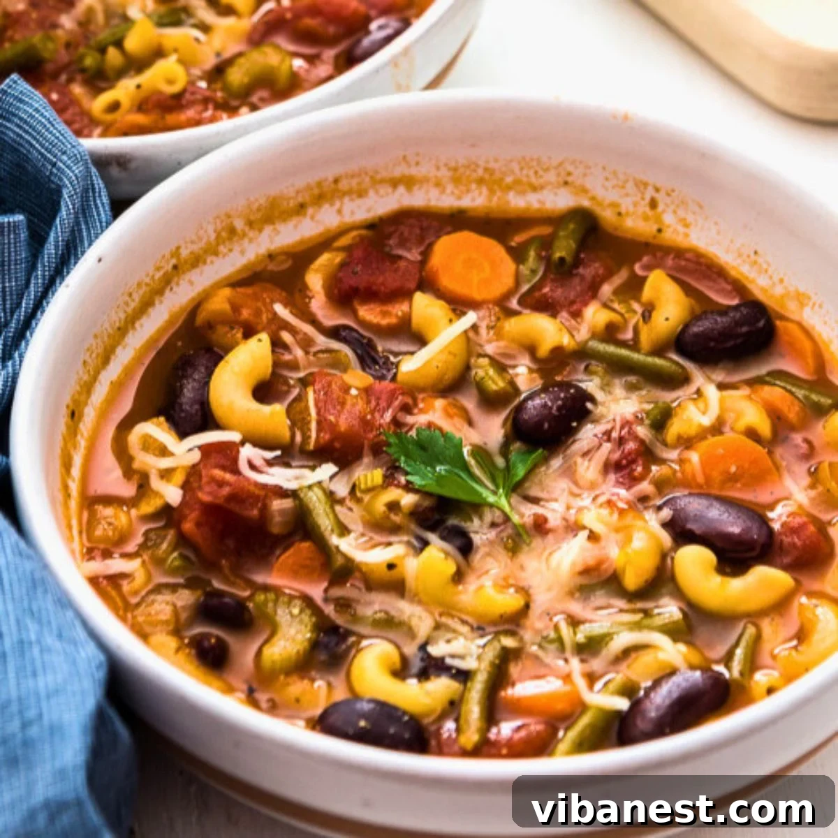 Quick and Delicious Instant Pot Minestrone 2 Hearty and easy Minestrone Soup prepared in the Instant Pot
