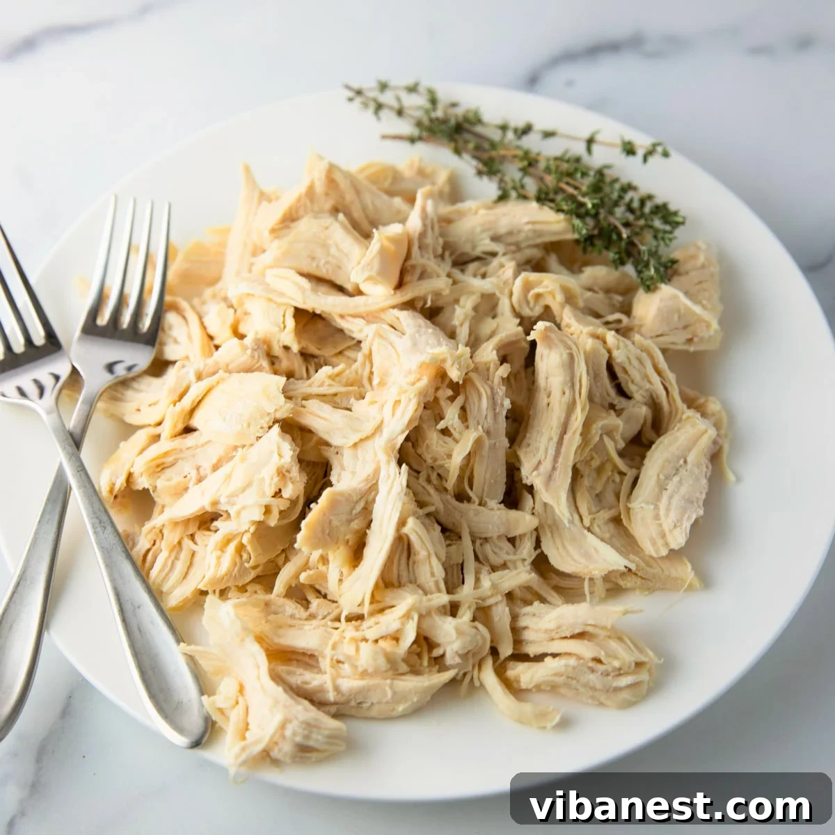 Effortless Instant Pot Pulled Chicken 2 easy instant pot shredded chicken