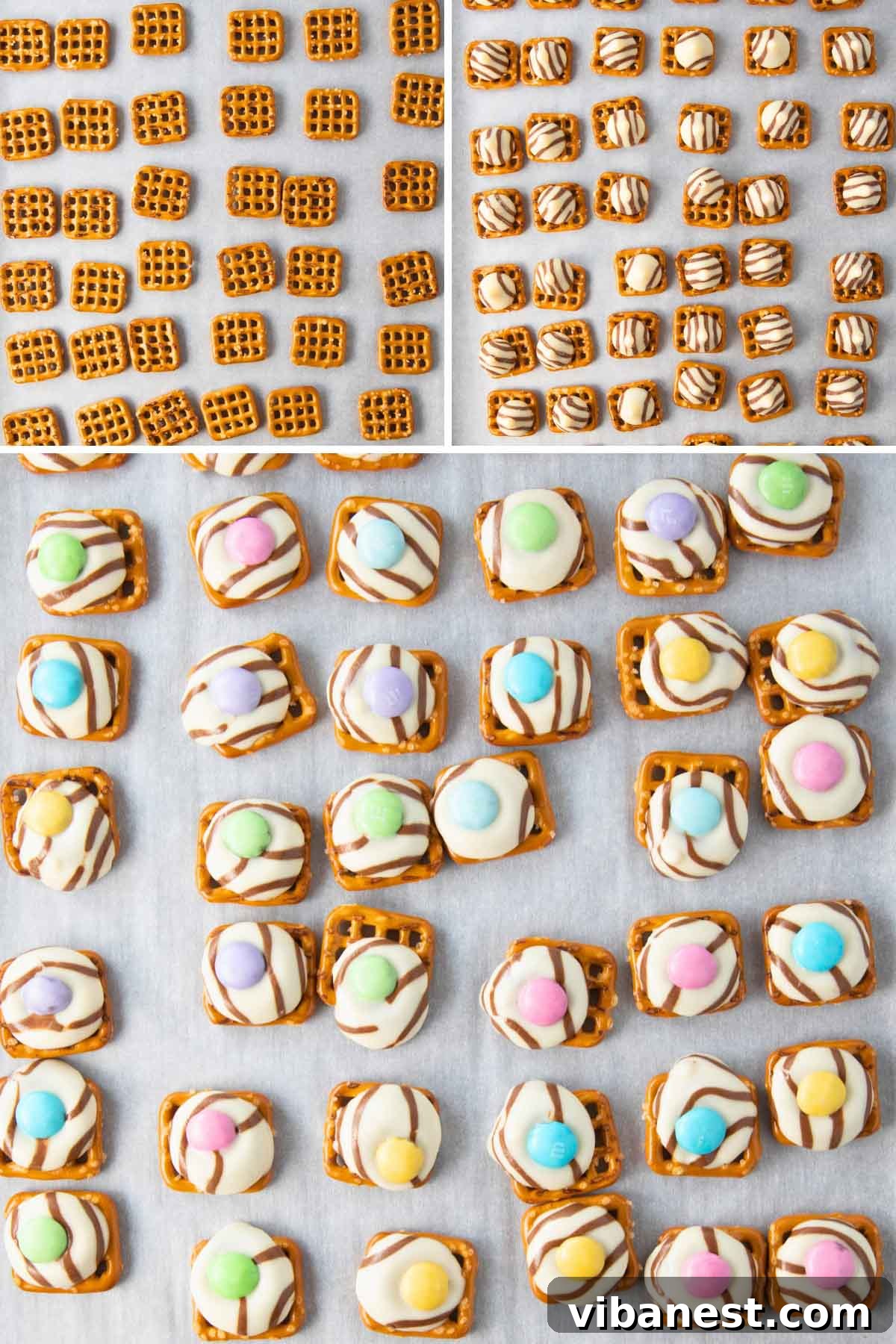 Sweet Easter Pretzel Delights 4 easy easter pretzel treat instruction steps