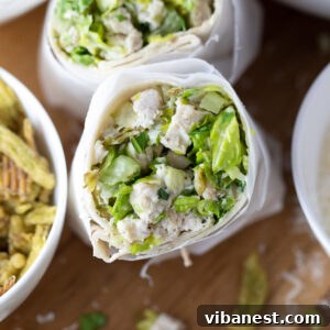 Next-Level Chicken Caesar Wraps 7 grilled chicken caesar wrap