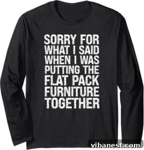 The September 6th Friday Five 3 sorry for what I said when I was putting the furniture together