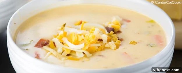 Spicy Wisconsin Cheese & Bacon Soup, a delicious and comforting meal