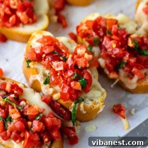 bruschetta with mozzarella
