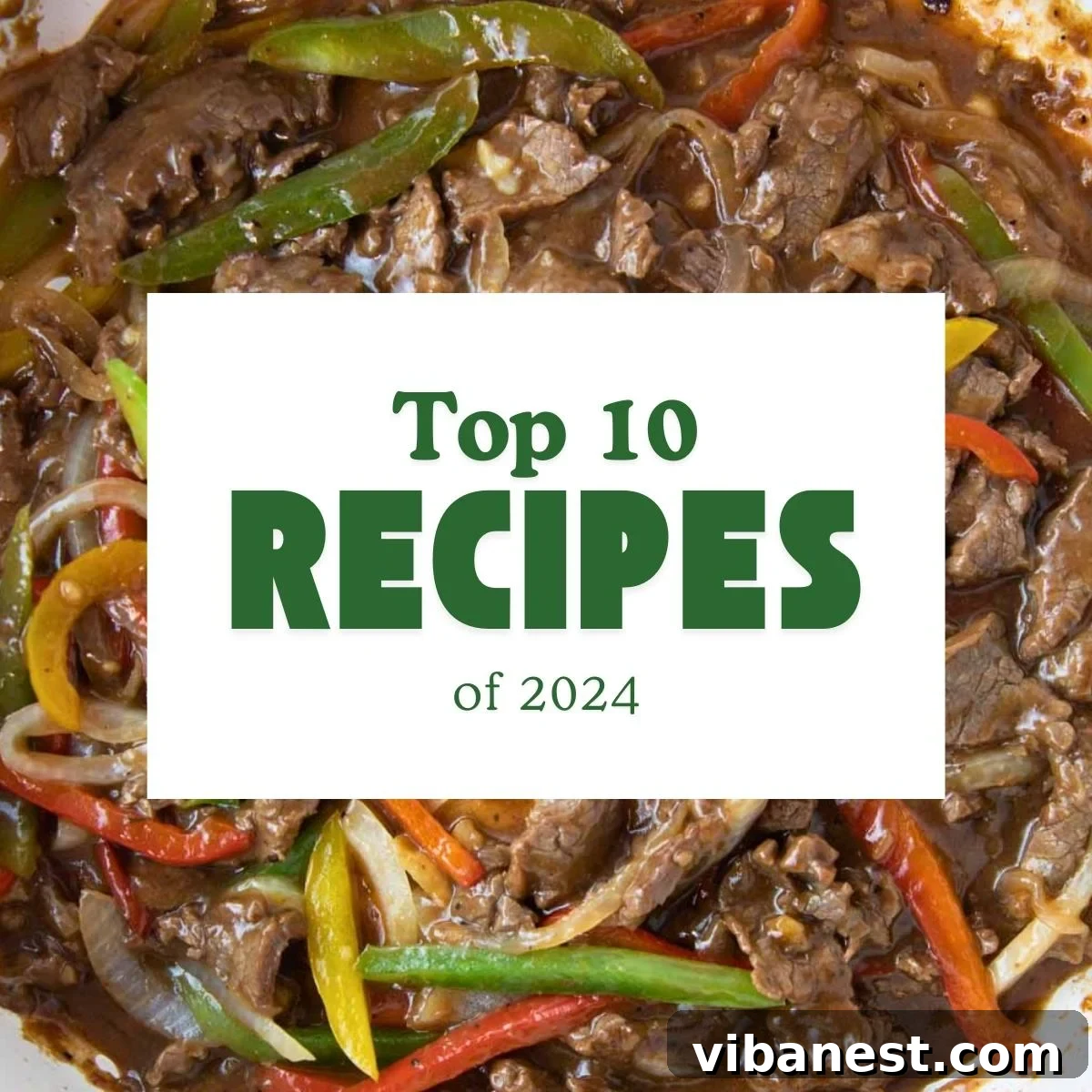 Taste of 2024: Your Top 10 Must-Make Recipes 2 A vibrant collage of the top 10 best recipes, showcasing diverse dishes enjoyed throughout 2024