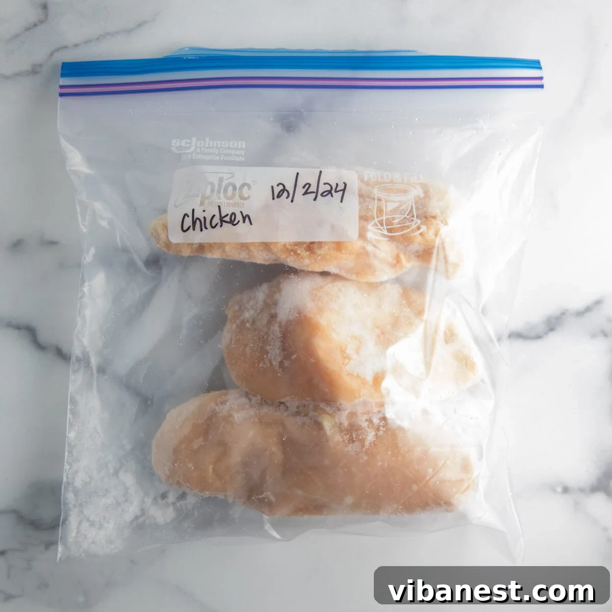 No Thaw, No Fuss Instant Pot Chicken Breasts 5 A bag of frozen chicken breasts, perfectly portioned and ready for the Instant Pot.