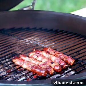 how to grill bacon wrapped hot dogs